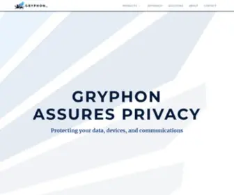 GRYphonsecure.com Screenshot