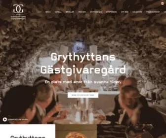 GRYTHYttansgastgivaregard.se(Grythyttans Gästgivaregård) Screenshot