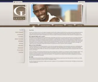 Grzecalaw.com(Corporate & Family Immigration Law) Screenshot