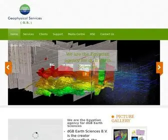 GS-Egy.com(Geophysical services) Screenshot