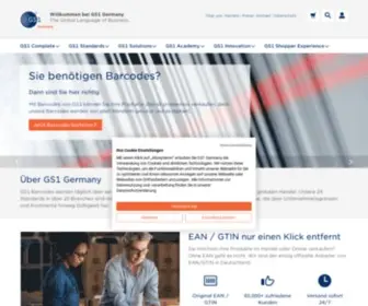 GS1-Germany.de(GS1 Germany) Screenshot