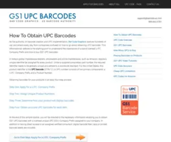 GS1-US.info(UPC Barcode Tutorial) Screenshot