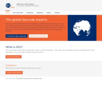 GS1LB.org(Creating the global language of business) Screenshot