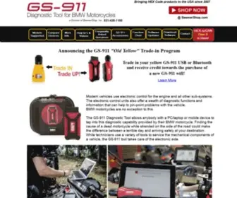 GS911Usa.com(GS911 Diagnostic Tool for BMW Motorcycles) Screenshot