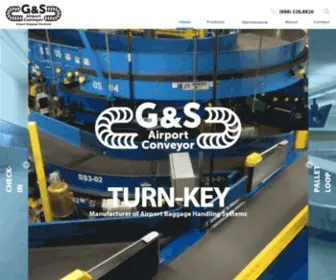 Gsairportconveyor.com(G&S Airport Conveyor) Screenshot