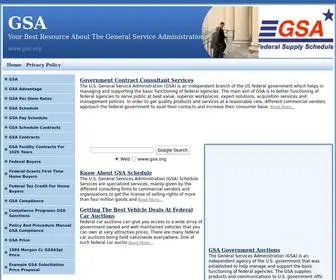 Gsa.org(GSA Schedule and GSA Contracts) Screenshot
