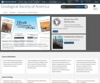 Gsapubs.org(Geological Society of America publications) Screenshot