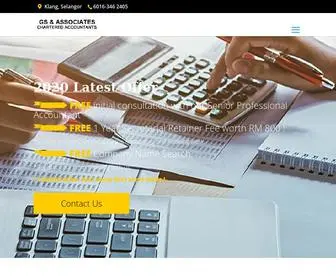 Gsassociates.com.my(GS Associate Chartered Accountant) Screenshot