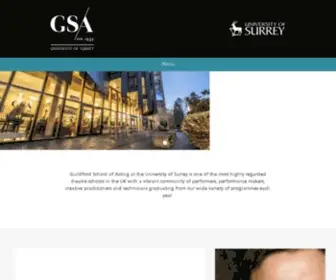 Gsauk.org(Guildford School of Acting) Screenshot
