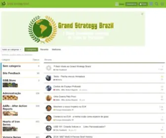 GSbrazil.net(Uma comunidade de fãs para fãs de games de estratégia) Screenshot