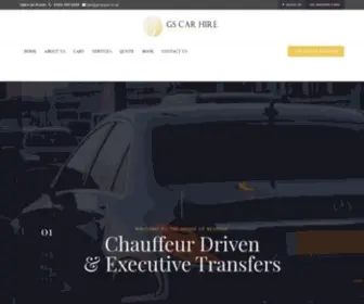 Gscarhire.co.uk(London Chauffeurs & Executive Luxury Transfers Service) Screenshot