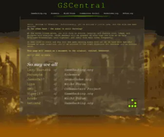 Gscentral.com(Game Hackers United) Screenshot