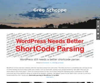 GSchoppe.com(Greg Schoppe) Screenshot