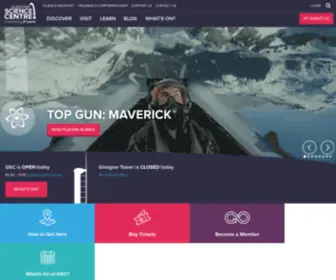 GSC.org.uk(Glasgow Science Centre) Screenshot