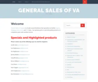 GScva.com(General Sales of VA) Screenshot