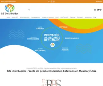 Gsdistribuidor.com(Distribuidor de Productos Medico EstÃ©ticos Mexico) Screenshot