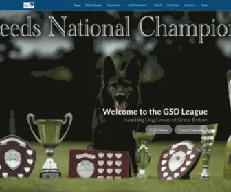 GSdleague-Workingbranch.com(GSDL Working Dog Group of Great Britain) Screenshot