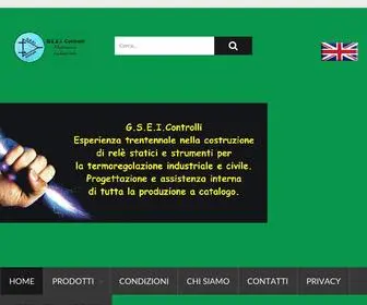 Gseicontrolli.it(Relè statici) Screenshot