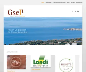 Gsell-Spezialitaeten.ch(Das Geflügelfleisch stammt mehrheitlich vom eigenen Hof) Screenshot