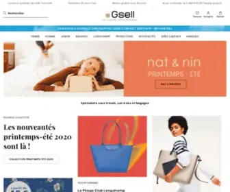 Gsell.fr(Sac à main) Screenshot