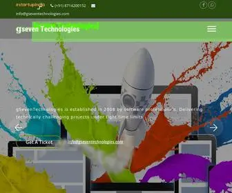Gseventechnologies.com(No.1 Software Company in Kerala) Screenshot