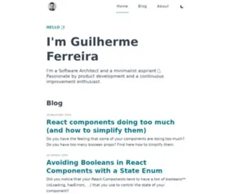 Gsferreira.com(Gui Ferreira) Screenshot