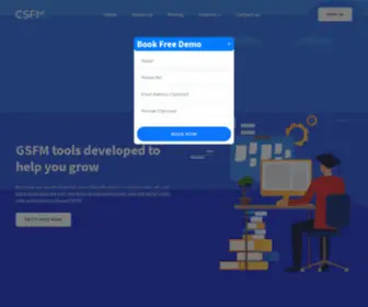 GSFmlive.com(Sales Force Automation Software & Tools) Screenshot