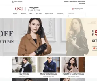 Gsgonline.com(Leather Gloves & Accessories for all) Screenshot