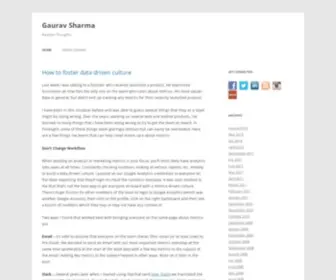 Gsharma.com(Gaurav Sharma) Screenshot