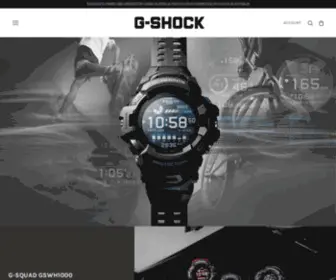 Gshock.com.au(G-SHOCK Australia) Screenshot