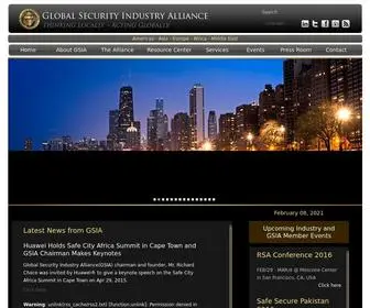 Gsialliance.net(Global Security Industry Alliance) Screenshot