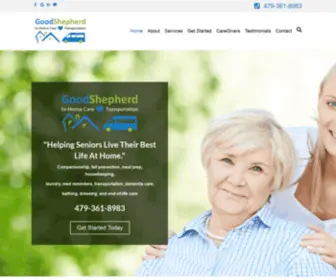 Gsinhomecare.com(Best In Home Senior Care Springdale AR) Screenshot