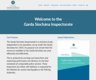 Gsinsp.ie(Our purpose the garda síochána inspectorate) Screenshot