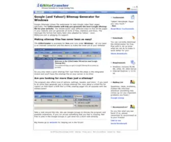 Gsitecrawler.com(Google Sitemap Generator for Windows) Screenshot