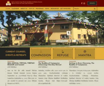 GSL-AB.ca(Gaden Samten Ling Tibetan Buddhist Meditation Society) Screenshot
