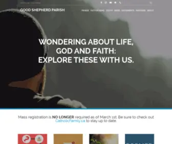 Gslakeshore.com(Good Shepherd Lakeshore) Screenshot