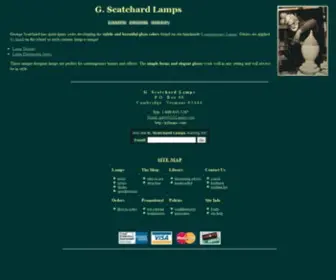 Gslamps.com(Scatchard Lamps) Screenshot