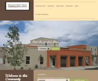 GSlpaseodelsol.com(Paseo Del Sol Apartments) Screenshot