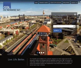 GSLproperties.com(GSL Properties) Screenshot