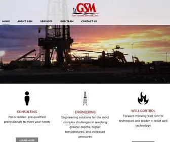 GSM-INC.com(GSM Oilfield Services Inc) Screenshot