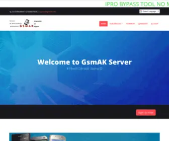 Gsmak.com(Worldwide Unlock Server example) Screenshot