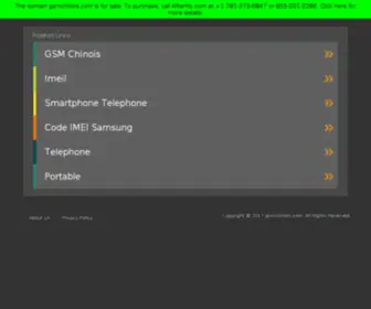 GSMchinois.com(Telephone Portable Double SIM & Smartphone Chinois Pas Cher) Screenshot