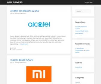 GSMdrivers.com(GSM Drivers) Screenshot