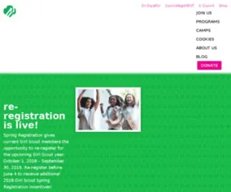 Gsmidtn.org(Girl Scouts of Middle Tennessee) Screenshot