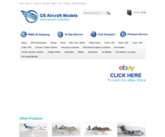 Gsmodels.co.uk(GS Aircraft Models) Screenshot