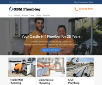 GSMplumbing.com.au(GSM Plumbing) Screenshot