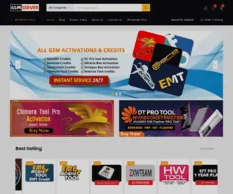 GSmserver.in(Gsm Server #1 Online Store) Screenshot