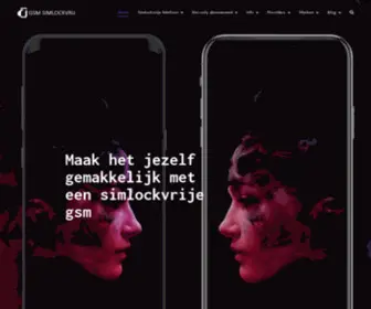 GSmsimlockvrij.nl(Vergelijk sim only telefoons van alle soorten en maten) Screenshot