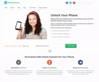 Gsmunlockhub.com(Unlock Your Phone Fast & Secure) Screenshot