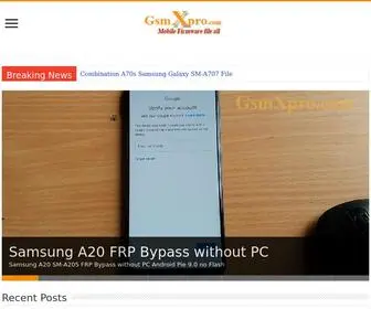 GSMXpro.com(GSMXpro) Screenshot